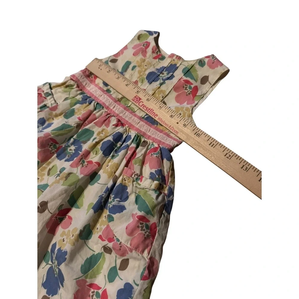 Genuine Kids from OshKosh Toddler Dress 18M Floral‎ Sleeveless Ruffle Hem Party